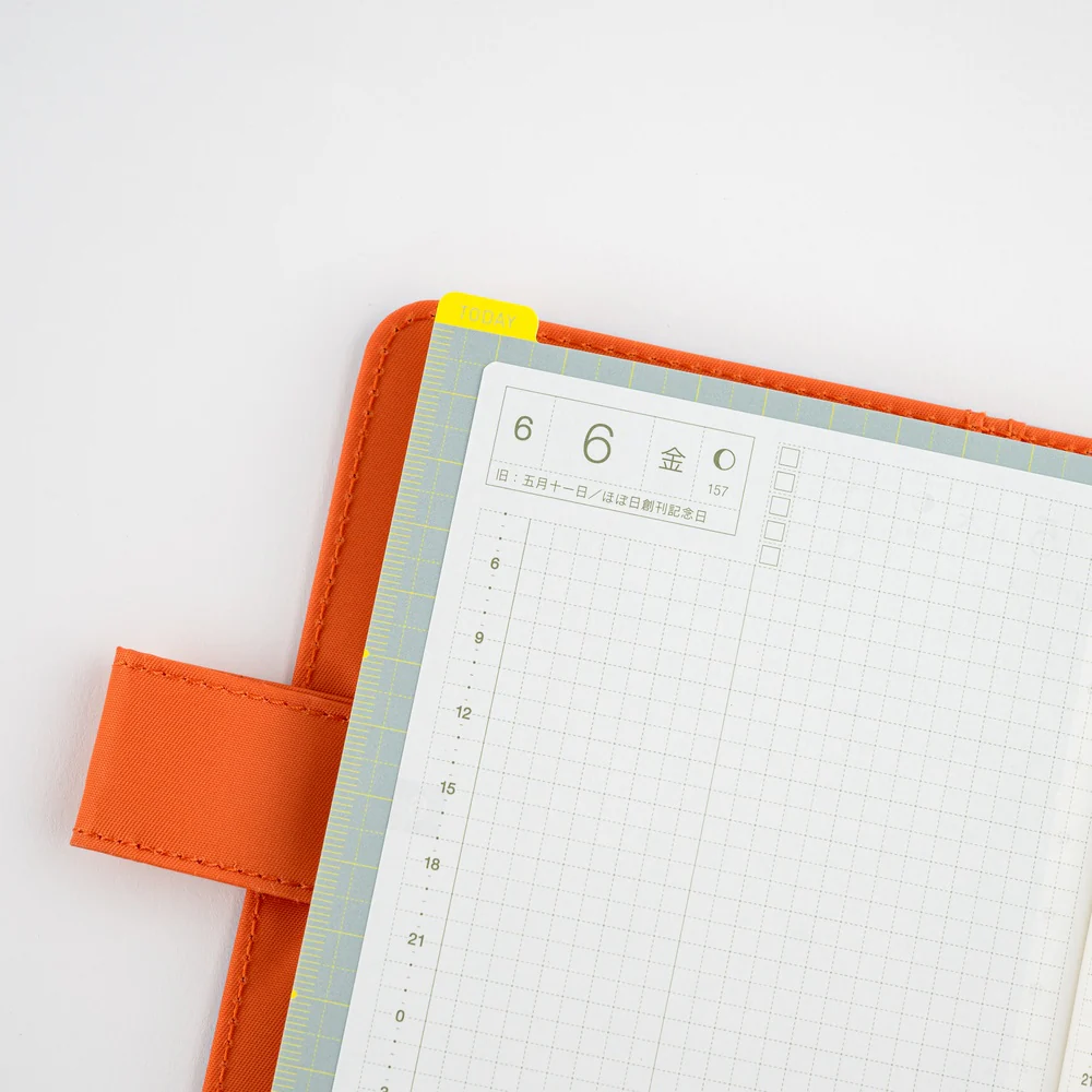 Hobonichi Pencil Board - Ice Grey and Yellow - A5 - Image 2