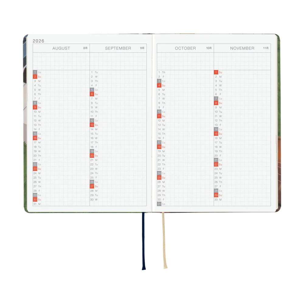 Hobonichi Techo 2026 HON A6 Hiroko Kubota: Waiting on the Chord - Hardcover English January Start - Image 4