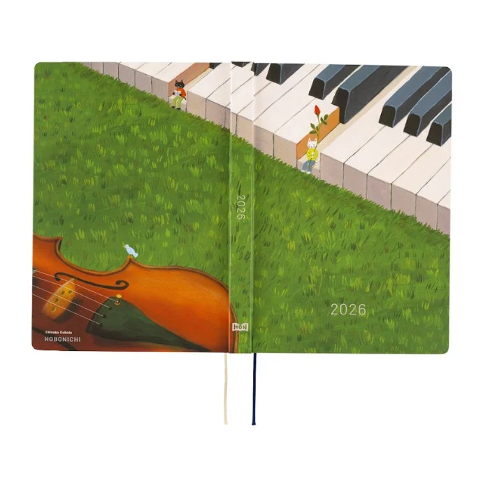 Hobonichi Techo 2026 HON Planner A5 (Daily) Hiroko Kubota: Waiting on the Chord - Image 2