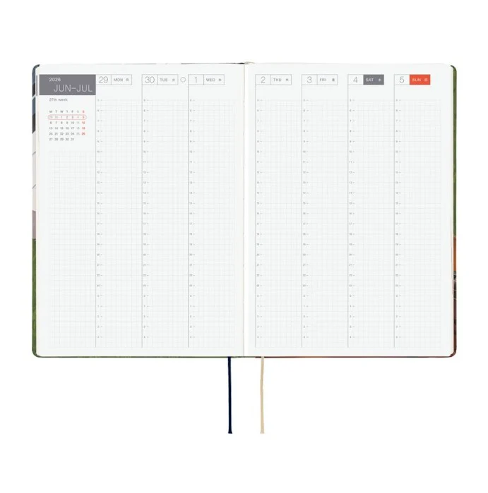 Hobonichi Techo 2026 HON Planner A5 (Daily) Hiroko Kubota: Waiting on the Chord - Image 4
