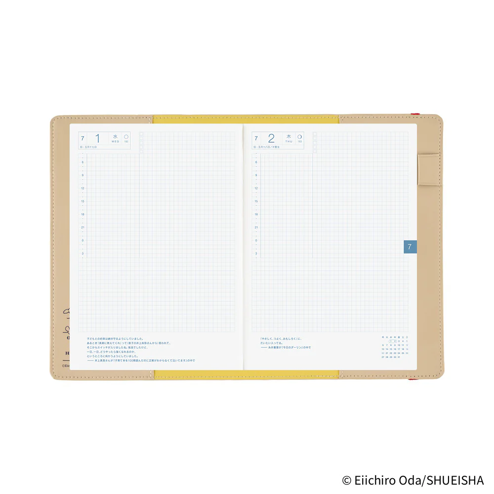Hobonichi Techo 2026 ONE PIECE Magazine A5 Cover – End of Luffy’s Dream - Sand Beige - Image 4