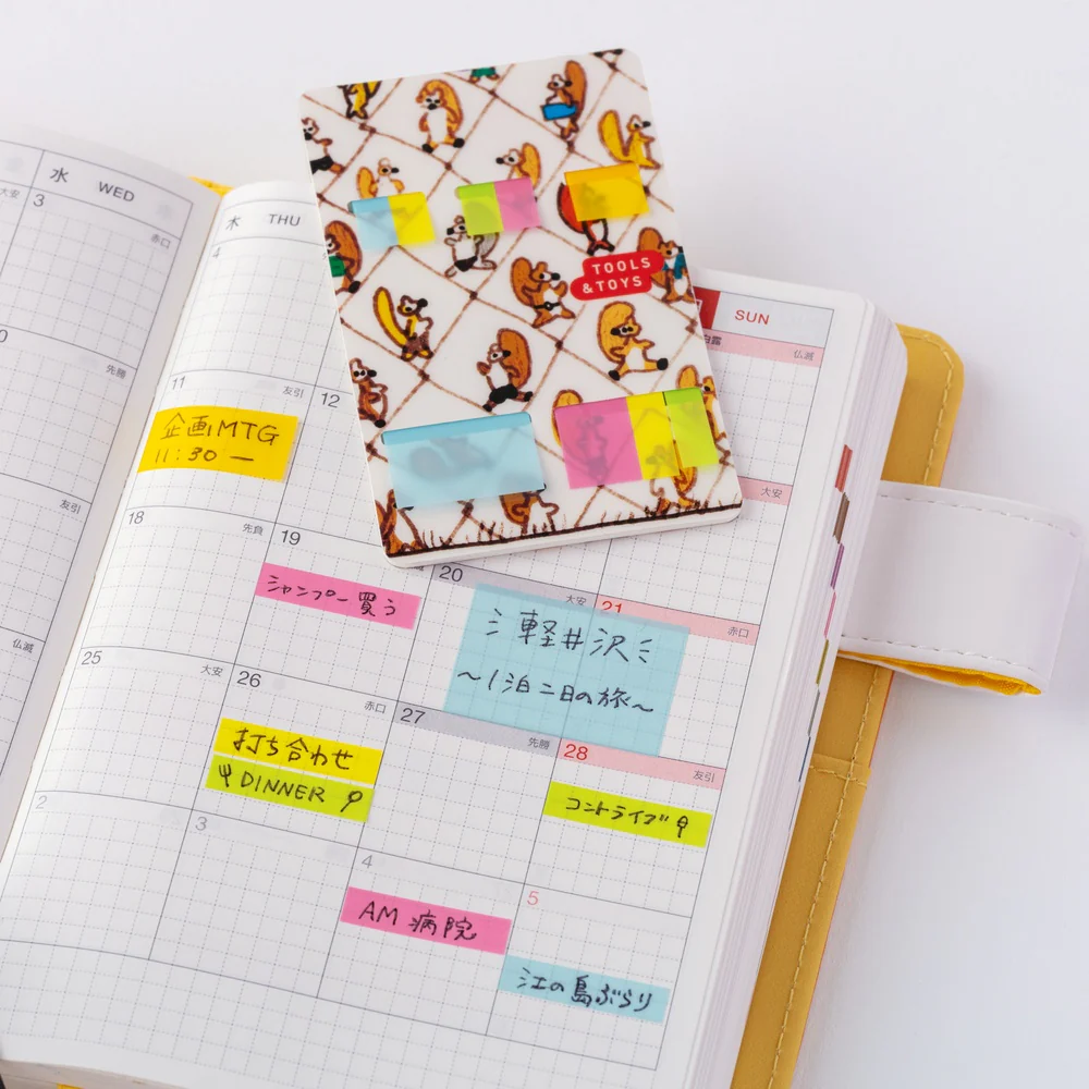 Hobonichi Translucent Sticky Notes – Taking a Break 100% ORANGE