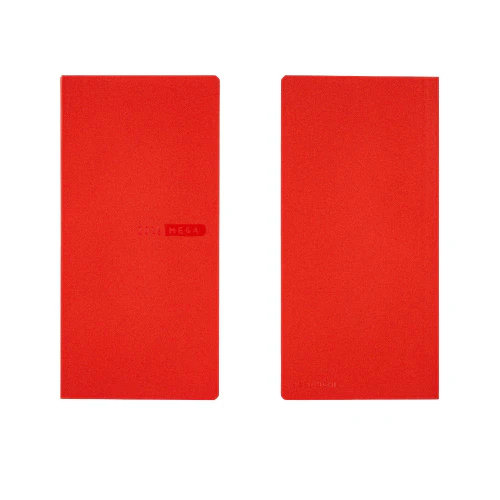 Hobonichi Weeks 2026 Sneaker: Tomato Red - Mega English Tall & Slim January Start