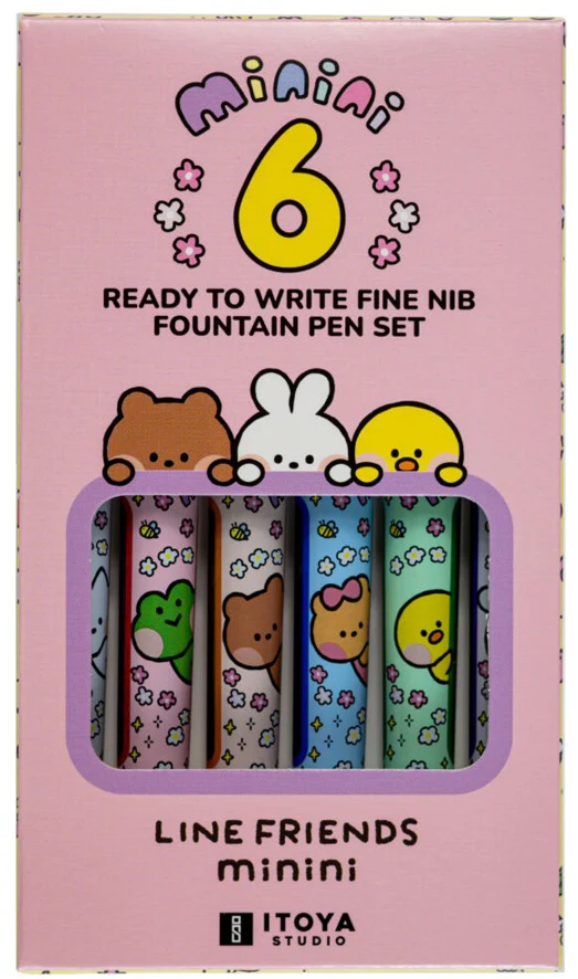 ITOYA Line Friends Minini Meets - Ready to Write Fountain Pens