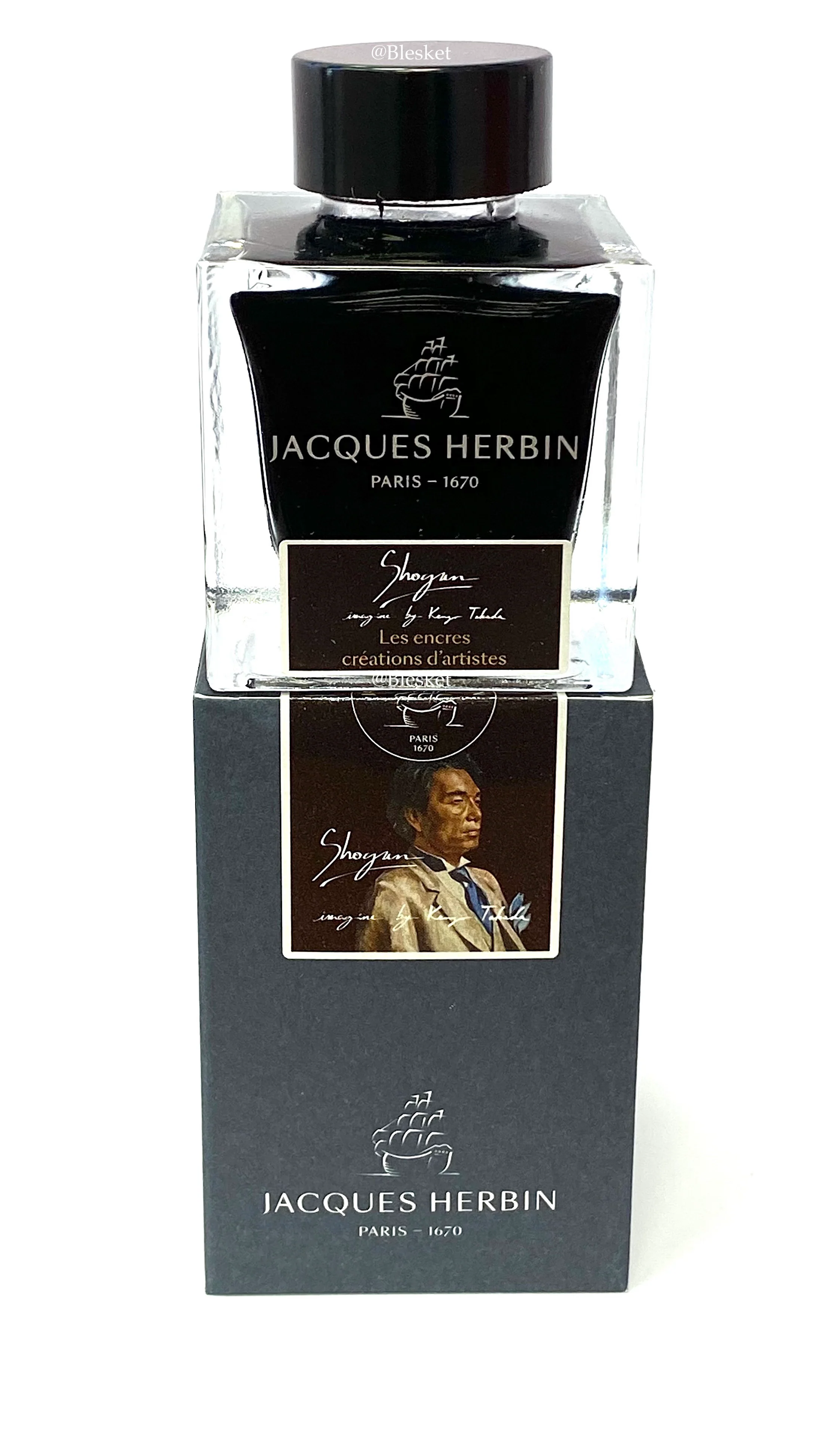 J Herbin Prestige Ink - Shogun - by Kenzo Takada 50ml - Image 2