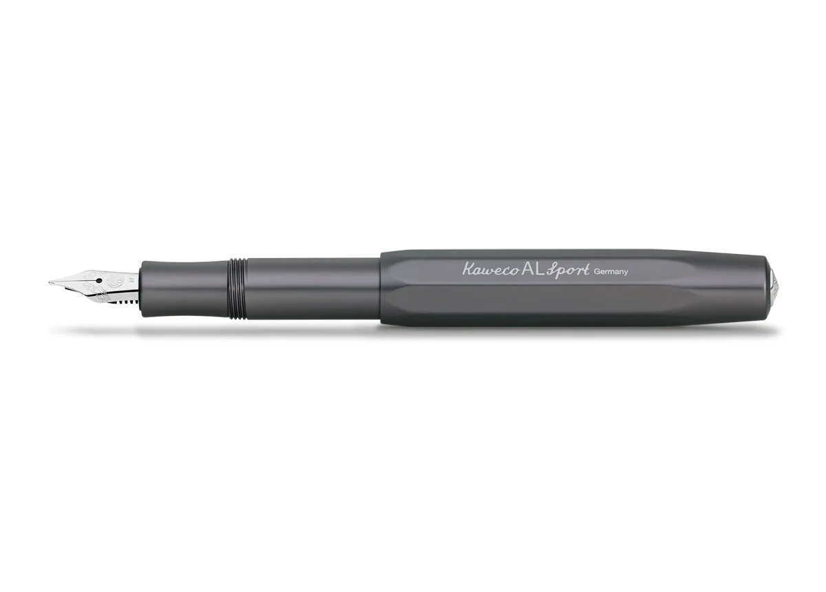 Kaweco AL Sport Fountain Pen - Anthracite/Grey