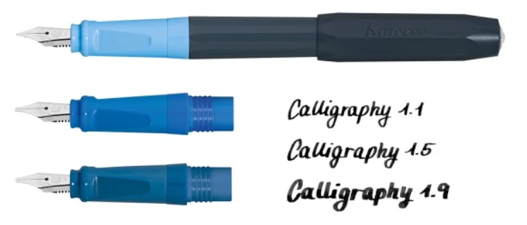 Kaweco Perkeo Calligraphy Set - Blue - Image 2