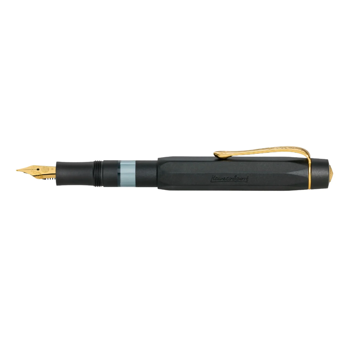 Kaweco Sport Piston AL Solo Black Fountain Pen