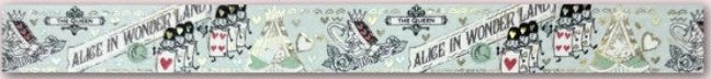 Kirapika Mysterious Alice Masking Tape - Queen of Hearts