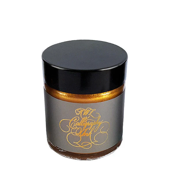 KWZ Calligraphy (Dip Pen) ink bottle 25mL - Yellow Gold
