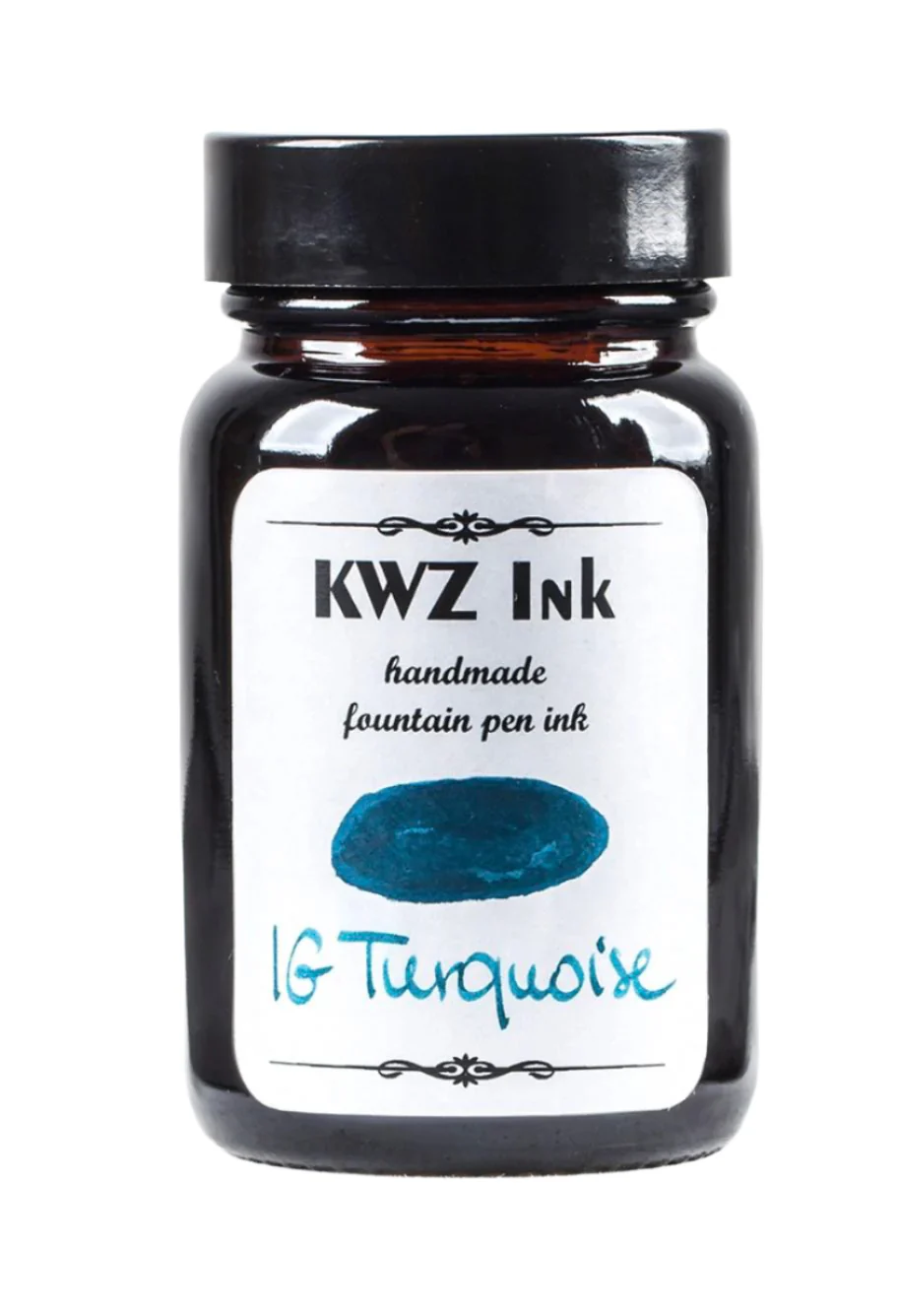KWZ Iron Gall Ink Bottle 60ml - Turquoise