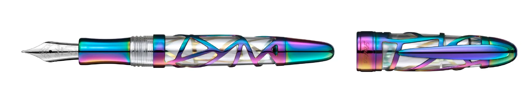 Laban Rainbow Skeleton Fountain Pen