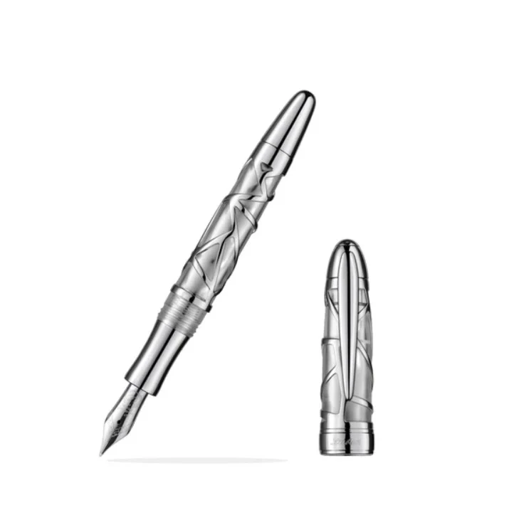 Laban Silver Skeleton Fountain Pen - Image 2