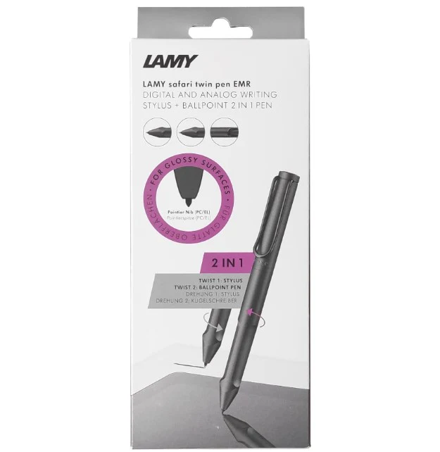 LAMY EMR Digital Safari Twin pen all black - for Glossy Surfaces - Image 2