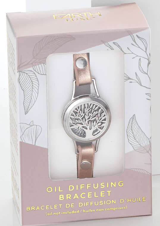 Leather Bracelet Aromatherapy Pendant Vegan - Image 3