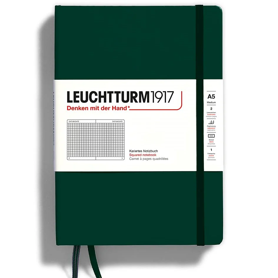 LEUCHTTURM1917 Hardcover Medium A5 Notebook Squared - Image 3