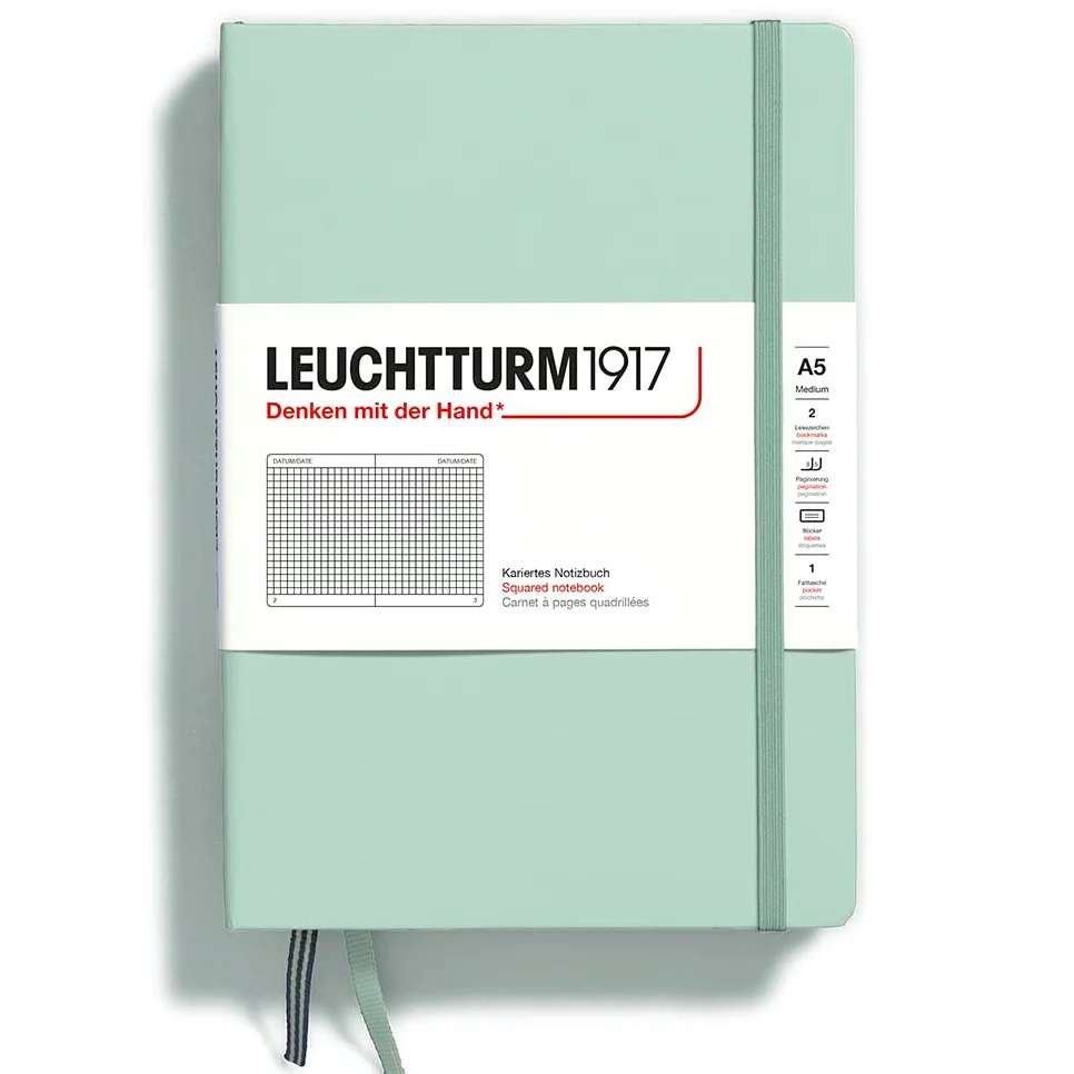 LEUCHTTURM1917 Hardcover Medium A5 Notebook Squared - Image 5