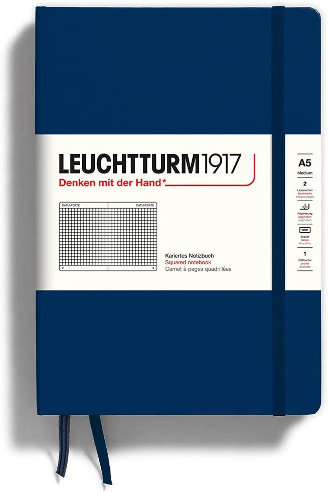 LEUCHTTURM1917 Hardcover Medium A5 Notebook Squared - Image 8