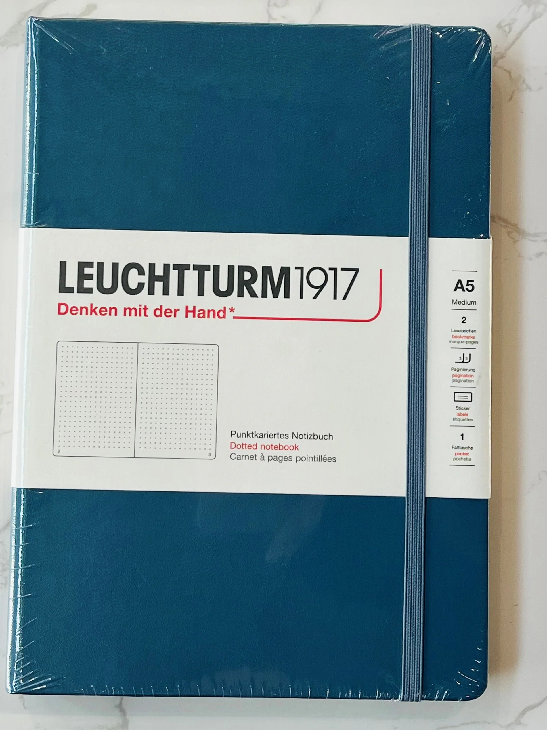 LEUCHTTURM1917 medium (A5) Hardcover Notebook Dotted - Image 12