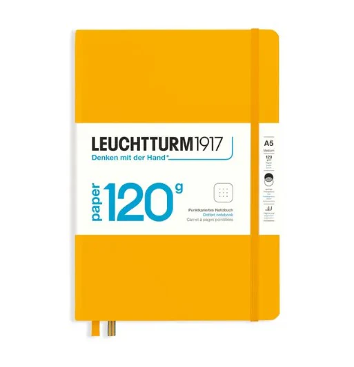 LEUCHTTURM1917 Medium (A5) Hardcover Notebook Dotted - Rising Sun