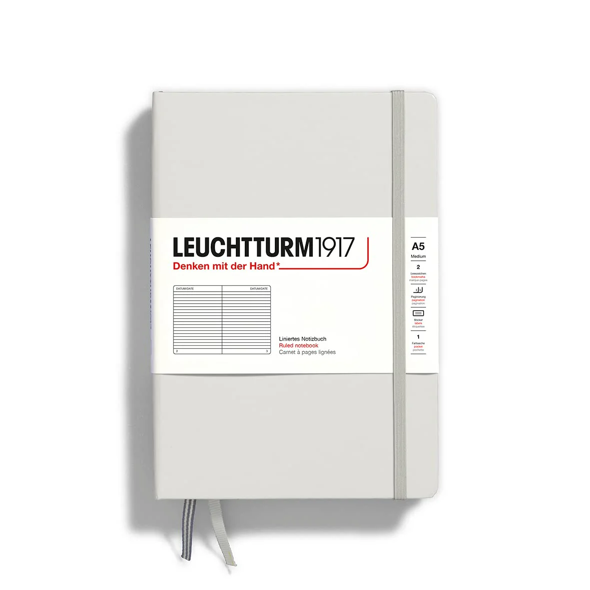 LEUCHTTURM1917 Medium (A5) Hardcover Notebook - Ruled - Image 4