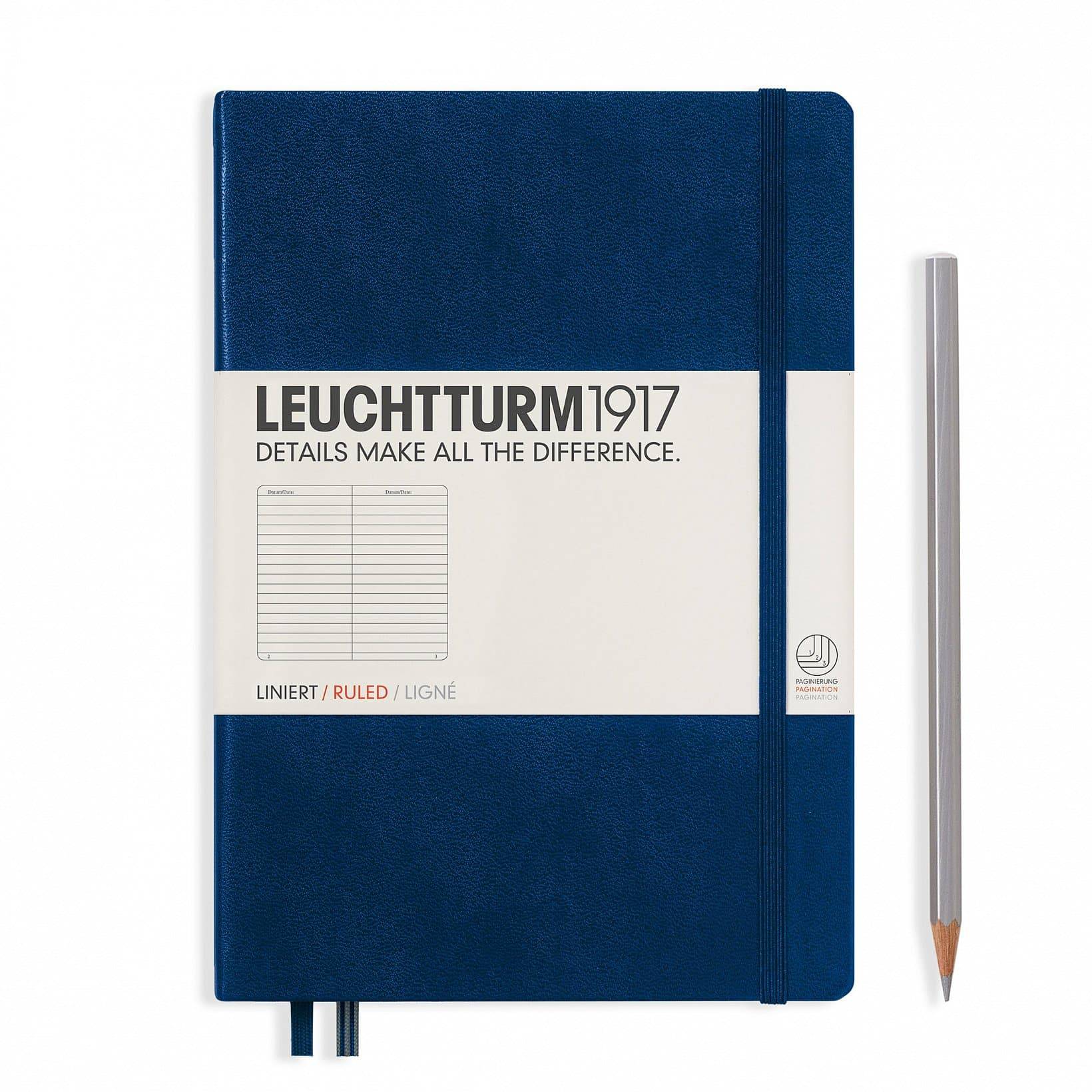 LEUCHTTURM1917 Medium (A5) Hardcover Notebook - Ruled - Image 6