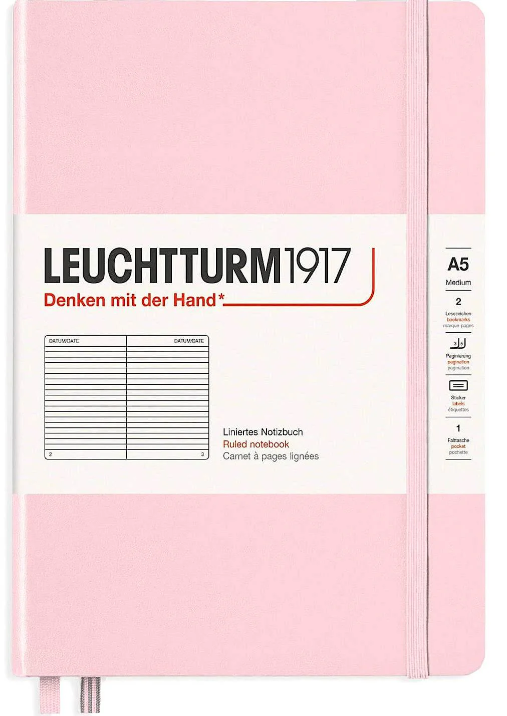 LEUCHTTURM1917 Medium (A5) Hardcover Notebook - Ruled - Image 7