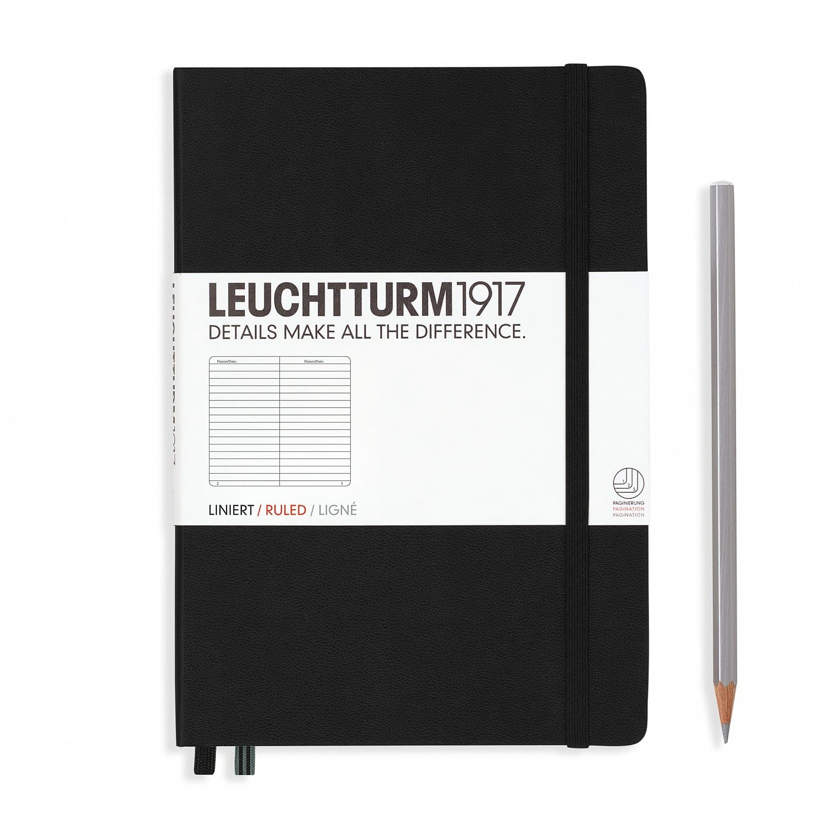 LEUCHTTURM1917 Medium (A5) Hardcover Notebook - Ruled - Image 8
