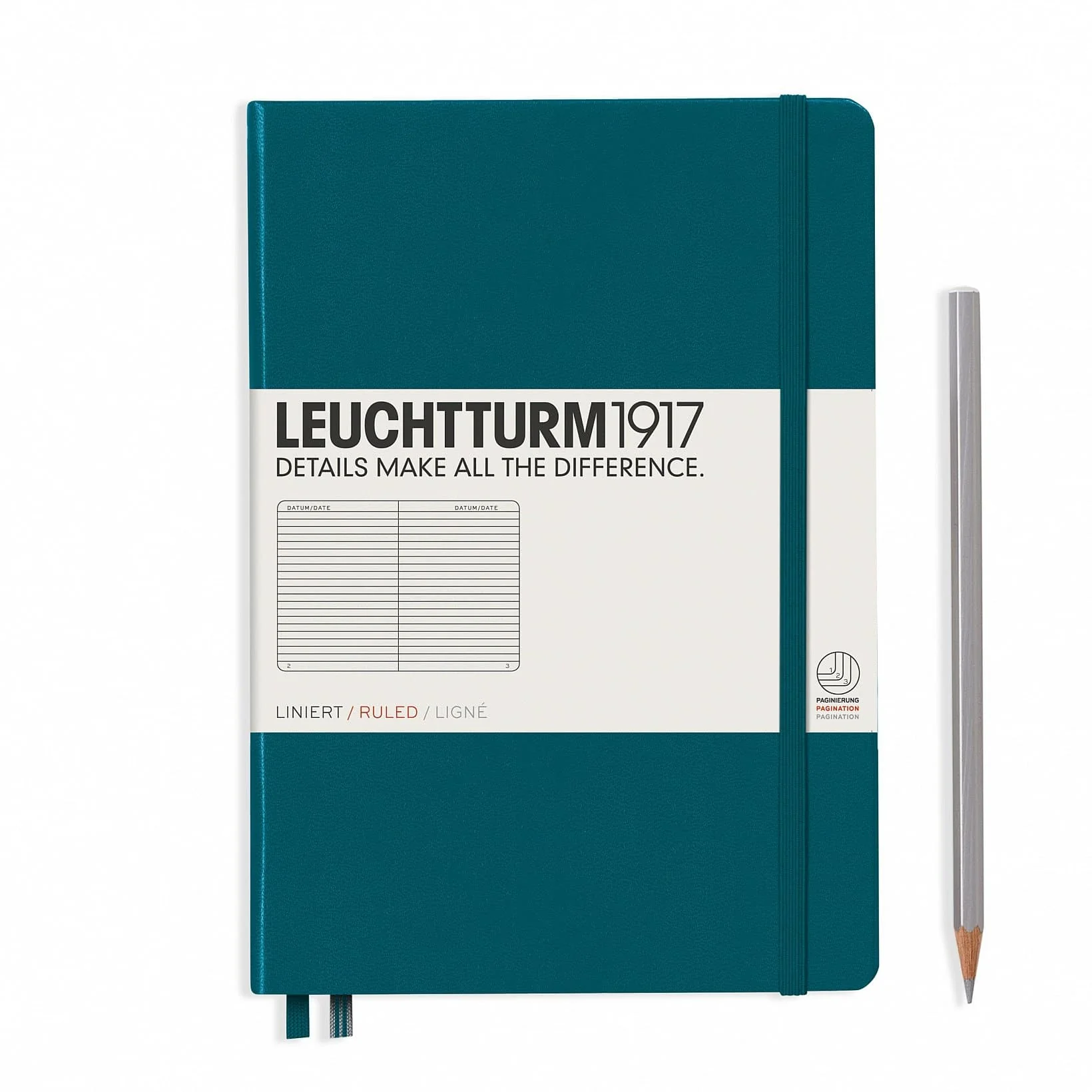 LEUCHTTURM1917 Medium (A5) Hardcover Notebook - Ruled - Image 9