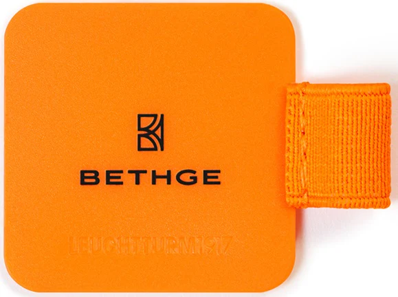 LEUCHTTURM1917 Pen Loop – Self-Adhesive Pen Holder – Luminous Orange - Limited Edition - Image 2