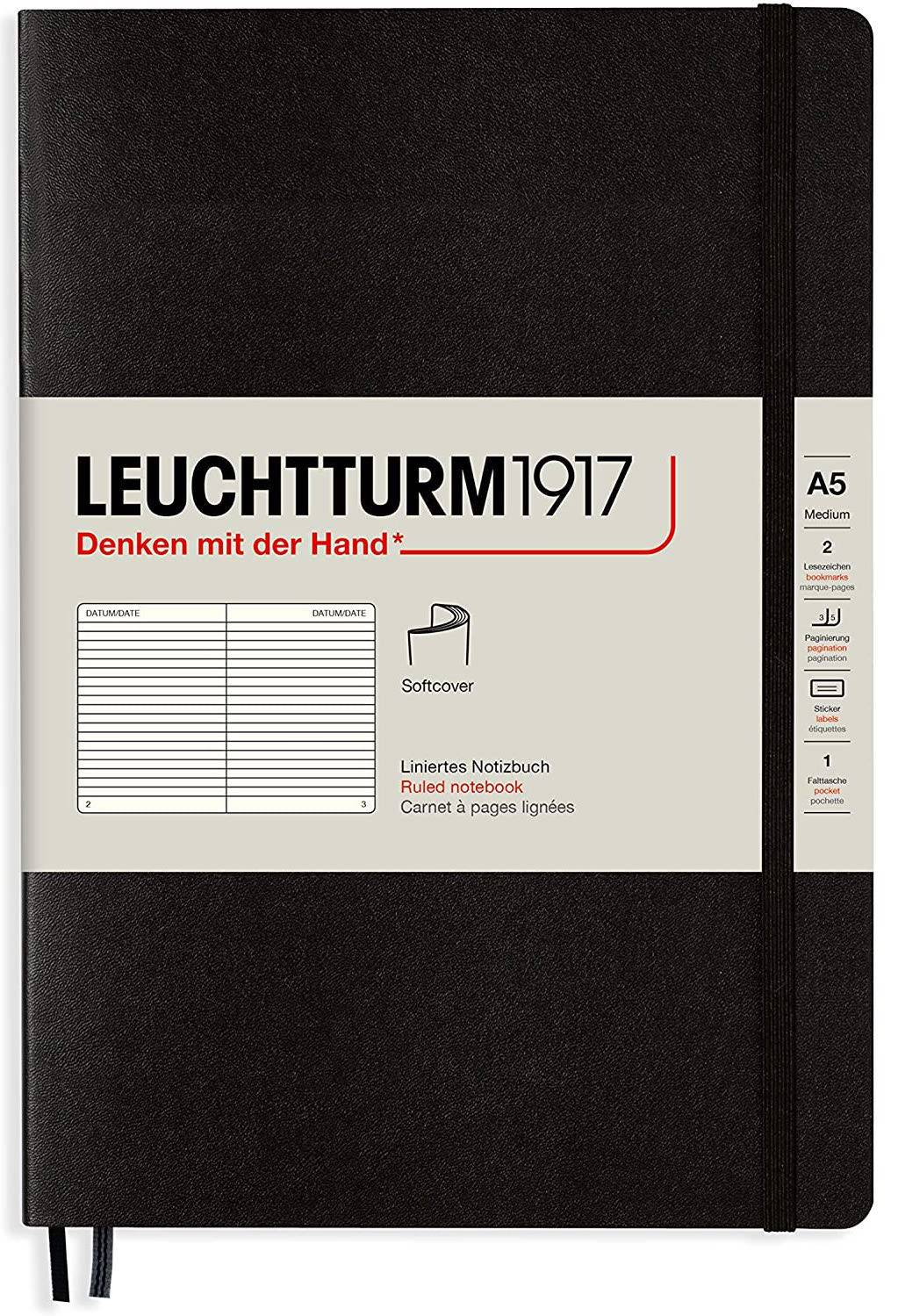 LEUCHTTURM1917 Softcover Ruled Notebook A5 - Image 10