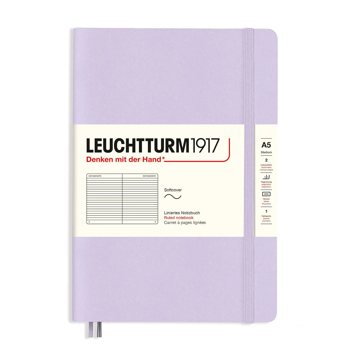 LEUCHTTURM1917 Softcover Ruled Notebook A5 - Image 5
