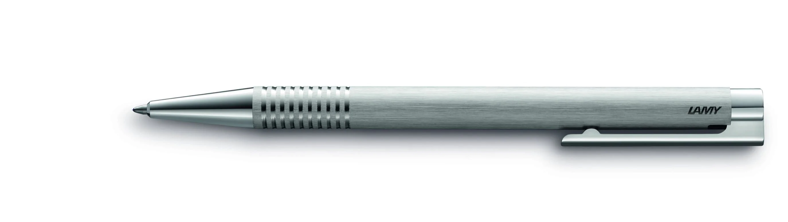 Logo Brushed Ballpoint Pen