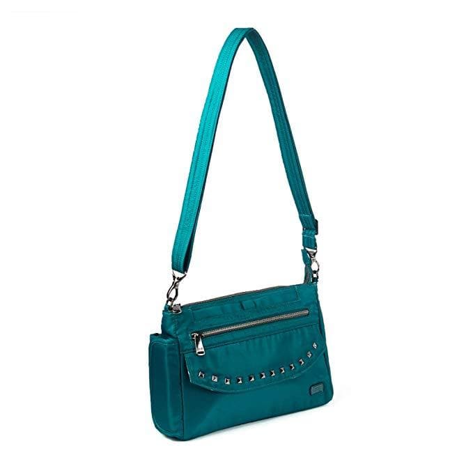 Lug Pacer Cross-Body Tote Emerald Green