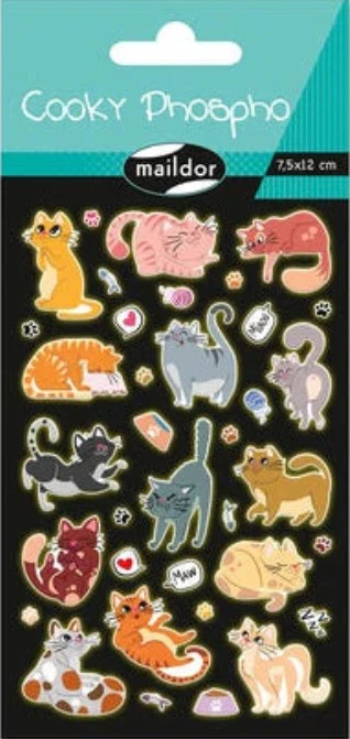Maildor Cooky 3D Stickers – Cats