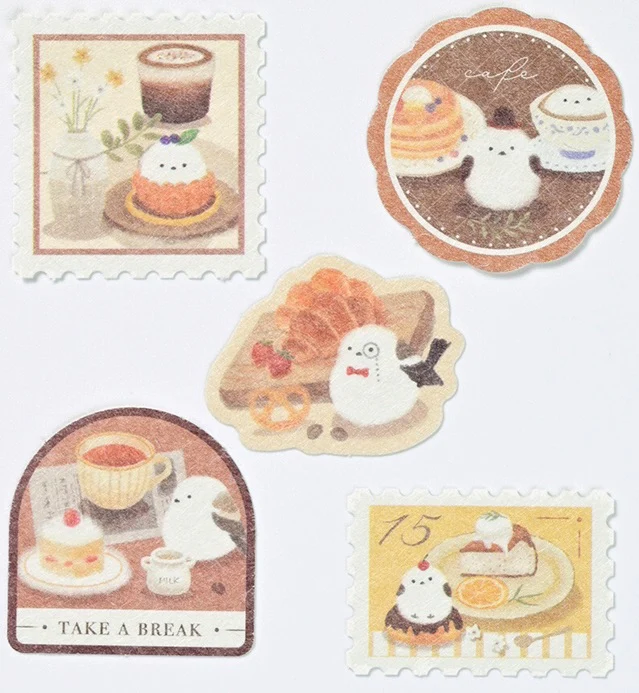 Mattari Animals Day Flake Stickers – Shimaenaga - Image 2