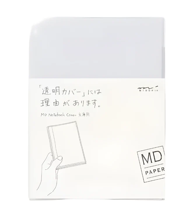 Midori MD Clear Notebook Cover - A6