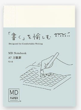 Midori MD Notebook - A7 Grid