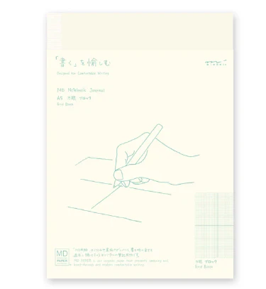 Midori MD Notebook Journal Grid Block - A5