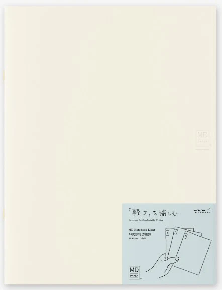 Midori MD Notebook Light - A4 Variant Grid 3 pack