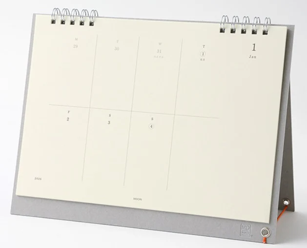 Midori MD Weekly Calendar Desk Type - 2026