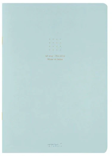 Midori Notebook Color Dot Grid - A5 - Blue