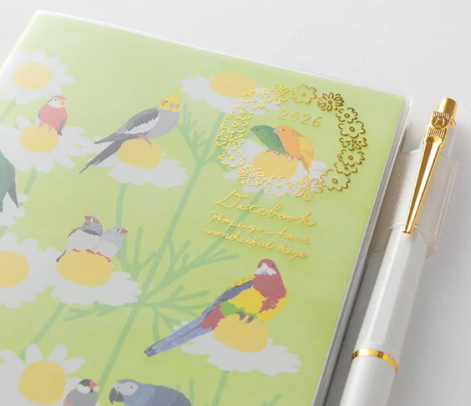 Midori Pocket Diary 2026 - Bird - A6 - Image 6