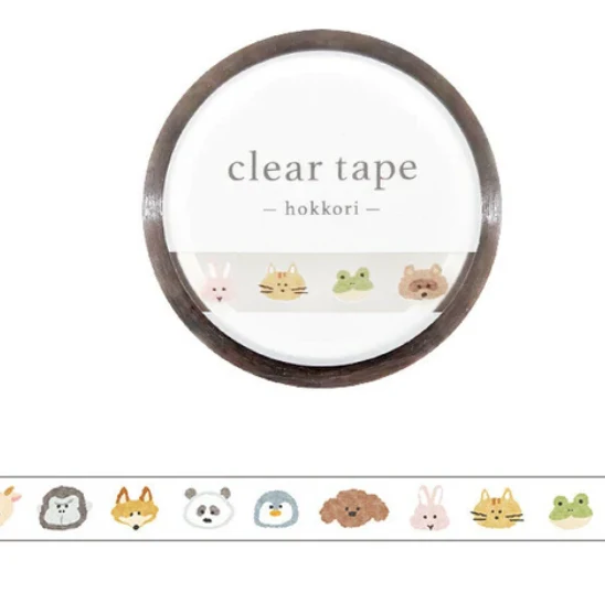Mind Wave Washi Tape –Hokkori Animal