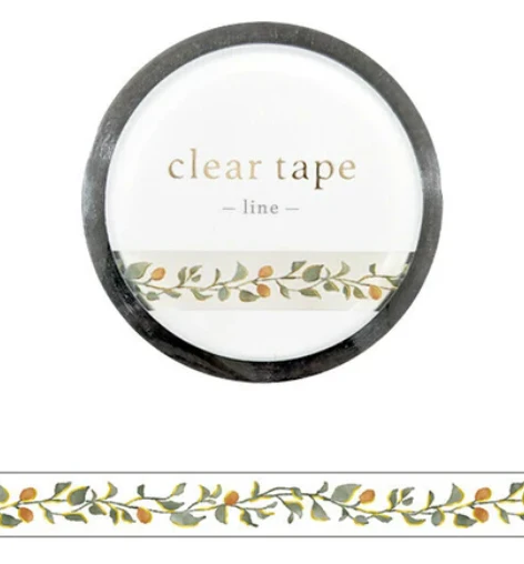 Mind Wave Washi Tape – Line Botanical