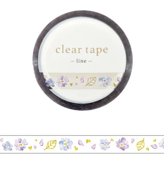 Mind Wave Washi Tape – Line Flower