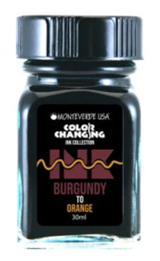 Monteverde Color Changing Ink 30ml  - Burgundy to Orange