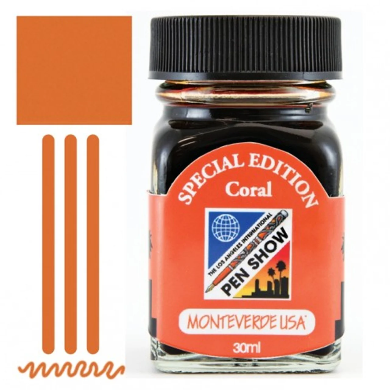 Monteverde Ink Bottle 30ml Special Edition La Pen Show - Coral