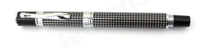 Monteverde Jewelria Executive Fountain Pen - Black and Silver - M - Image 2