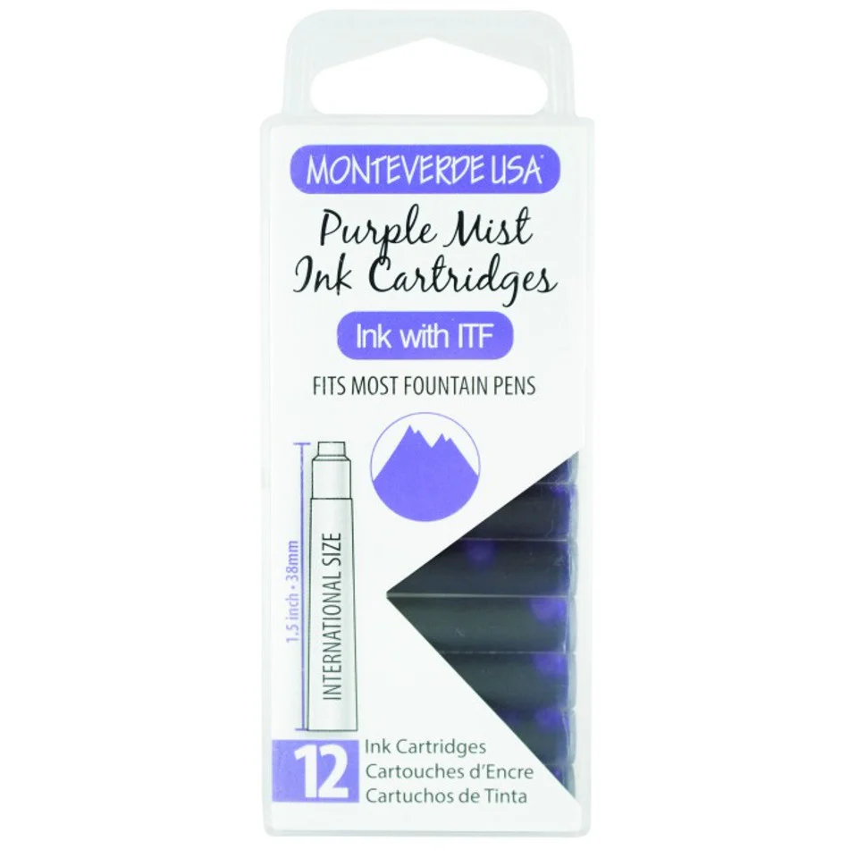 Monteverde Standard Cartridges - Pack of 12 - Image 11